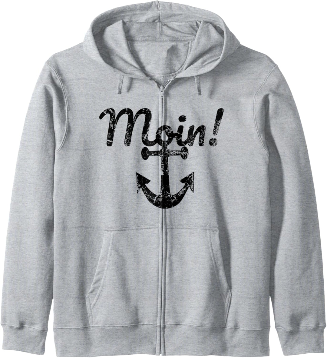Moin plattdeutsch snacken Anker norddeutsche Heimat Geschenk Kapuzenjacke