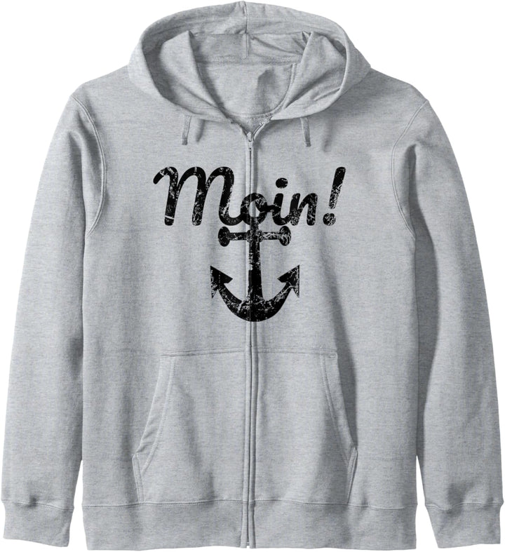 Moin plattdeutsch snacken Anker norddeutsche Heimat Geschenk Kapuzenjacke