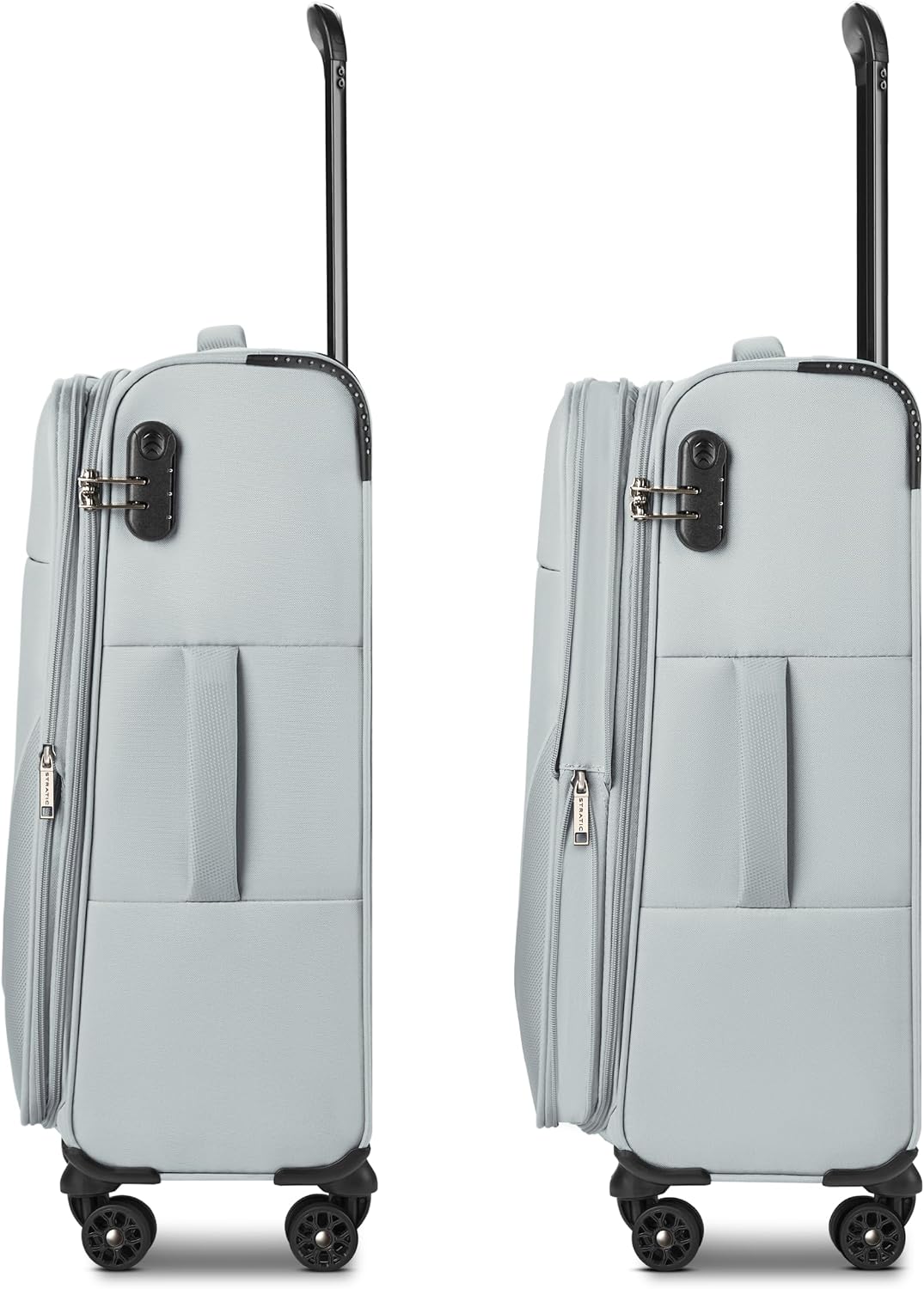 Stratic Check-in Koffer für Damen und Herren | mittelgrosser Trolley 42 x 26 x 65 cm aus hochwertige