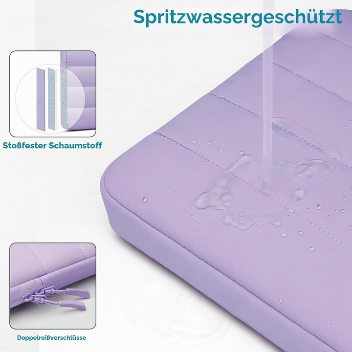 TECOOL 13,3 Zoll Laptop Tasche Hülle für MacBook Air 13 13.6 M4 M3 M2 2025 2024 2022-2010, MacBook P