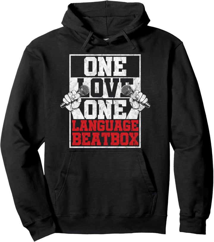 Rap Beatbox Sänger Cooler Künstler Ghetto Hiphop Beatboxer Pullover Hoodie