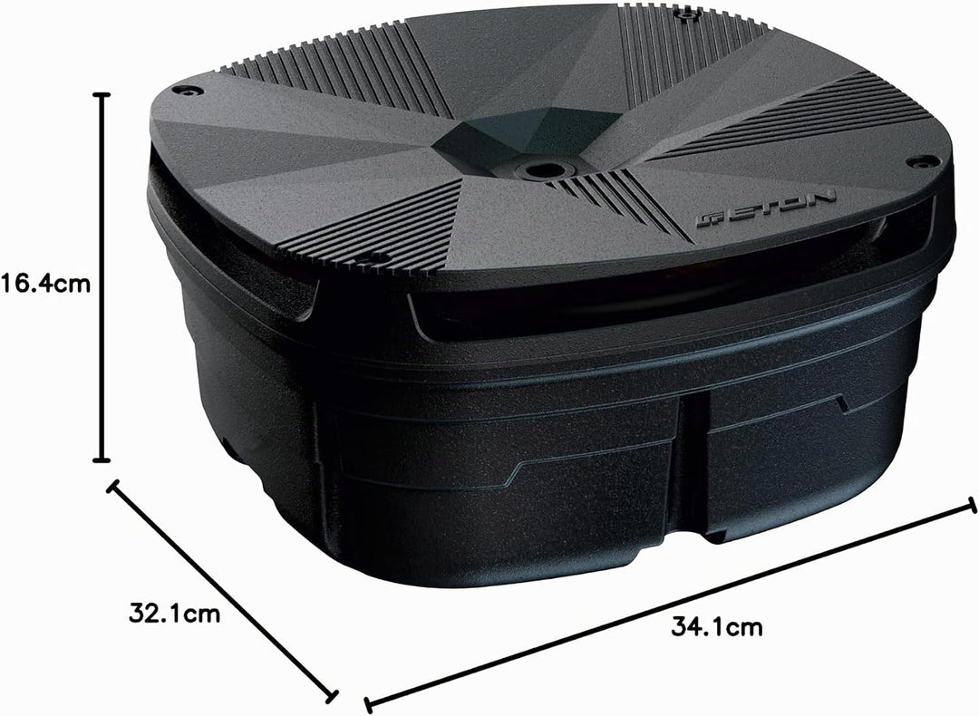 ETON Res 12 – Flacher Reserverad Aktiv Subwoofer, aktive Bassbox bestückt mit 30 cm / 12“ Woofer und
