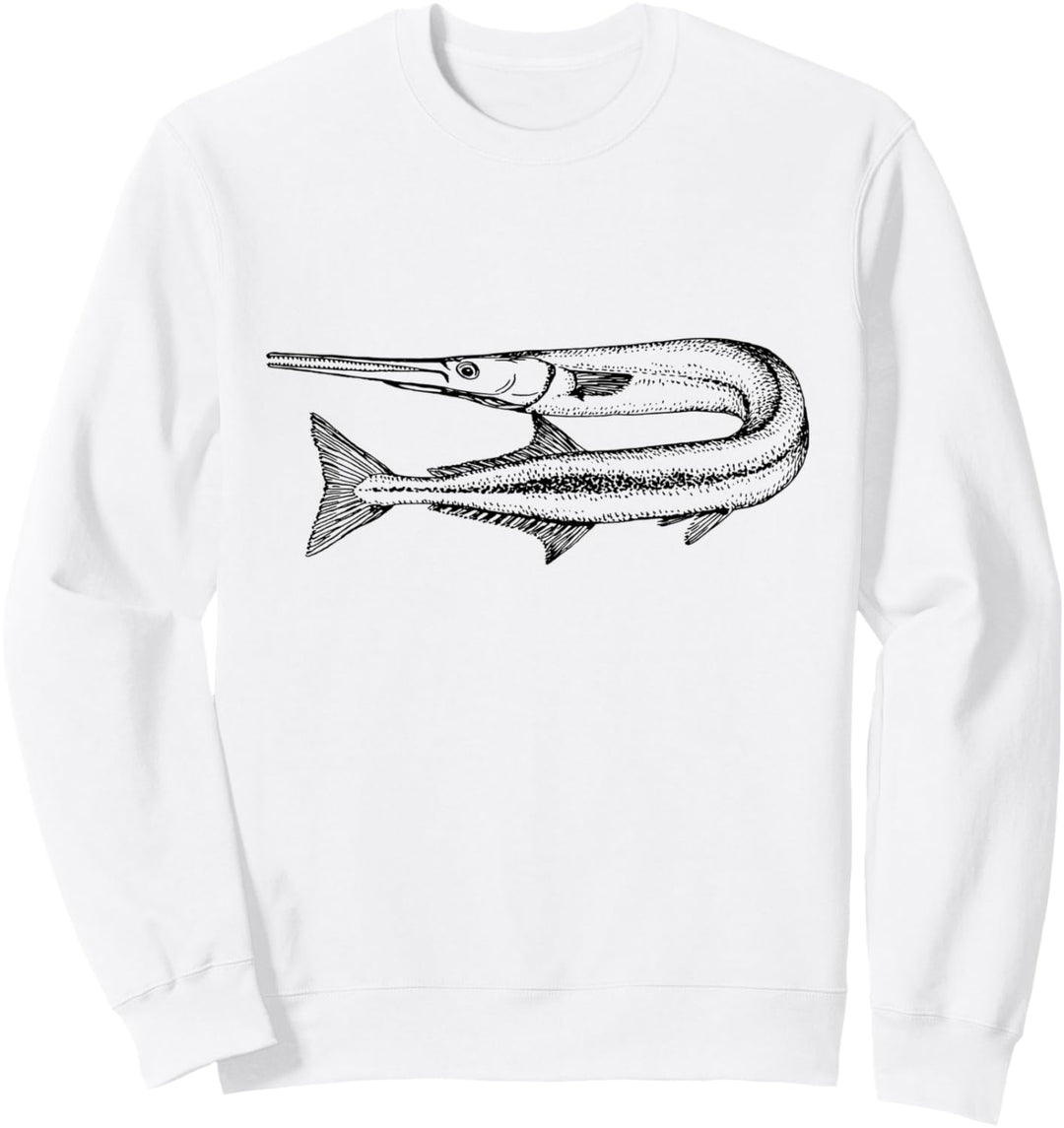 Garfish Fishing Geschenk für Fischer Sweatshirt