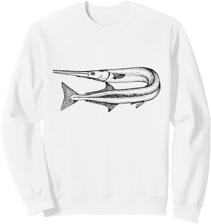 Garfish Fishing Geschenk für Fischer Sweatshirt