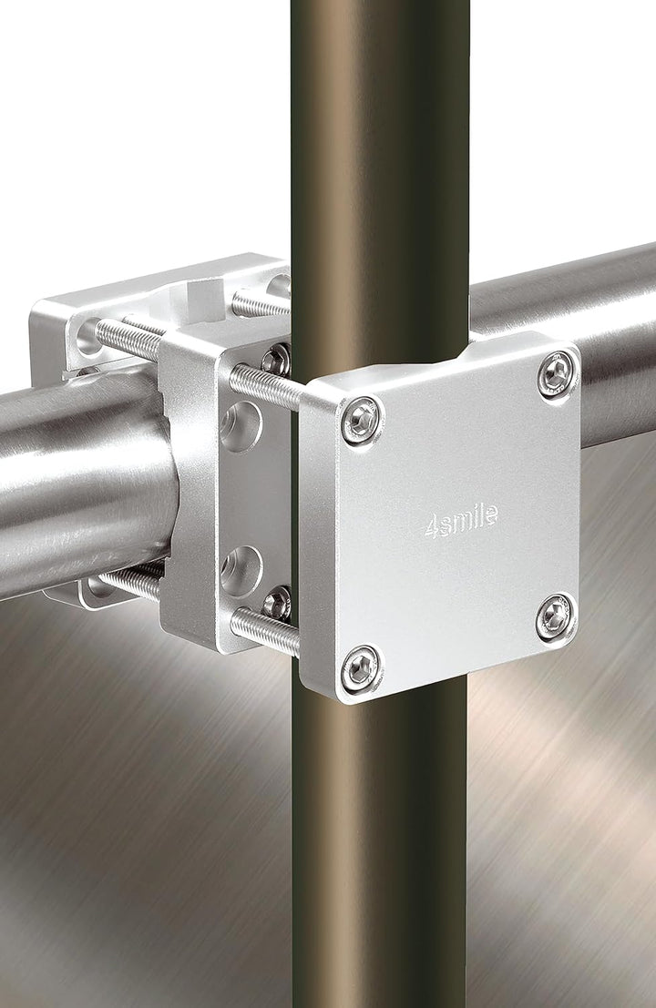 4smile Sonnenschirmhalter Balkongeländer – Aluminium Sonnenschirm Balkon Halterung - Schirmhalterung