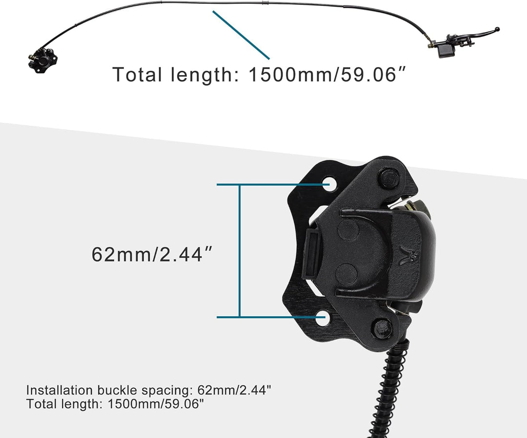 GOOFIT Vordere Scheibenbremse Bremsanlagen Ersatz Für 50cc 70cc 90cc 110cc 125cc 150cc 200cc 250cc T