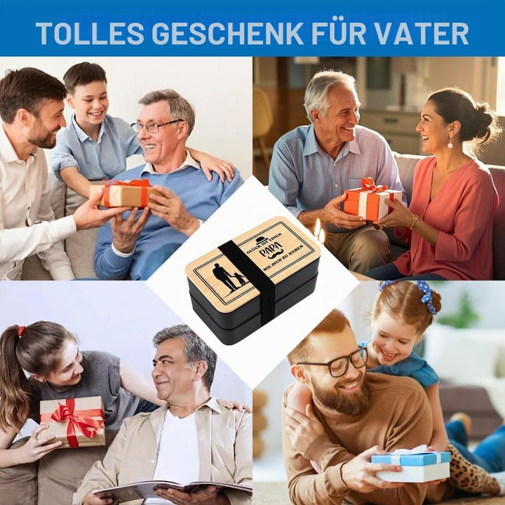 Geschenk für Papa Weihnachts, Brotdose für Papa, Geburtstagsgeschenk für Papa, Geschenk für Vater (P