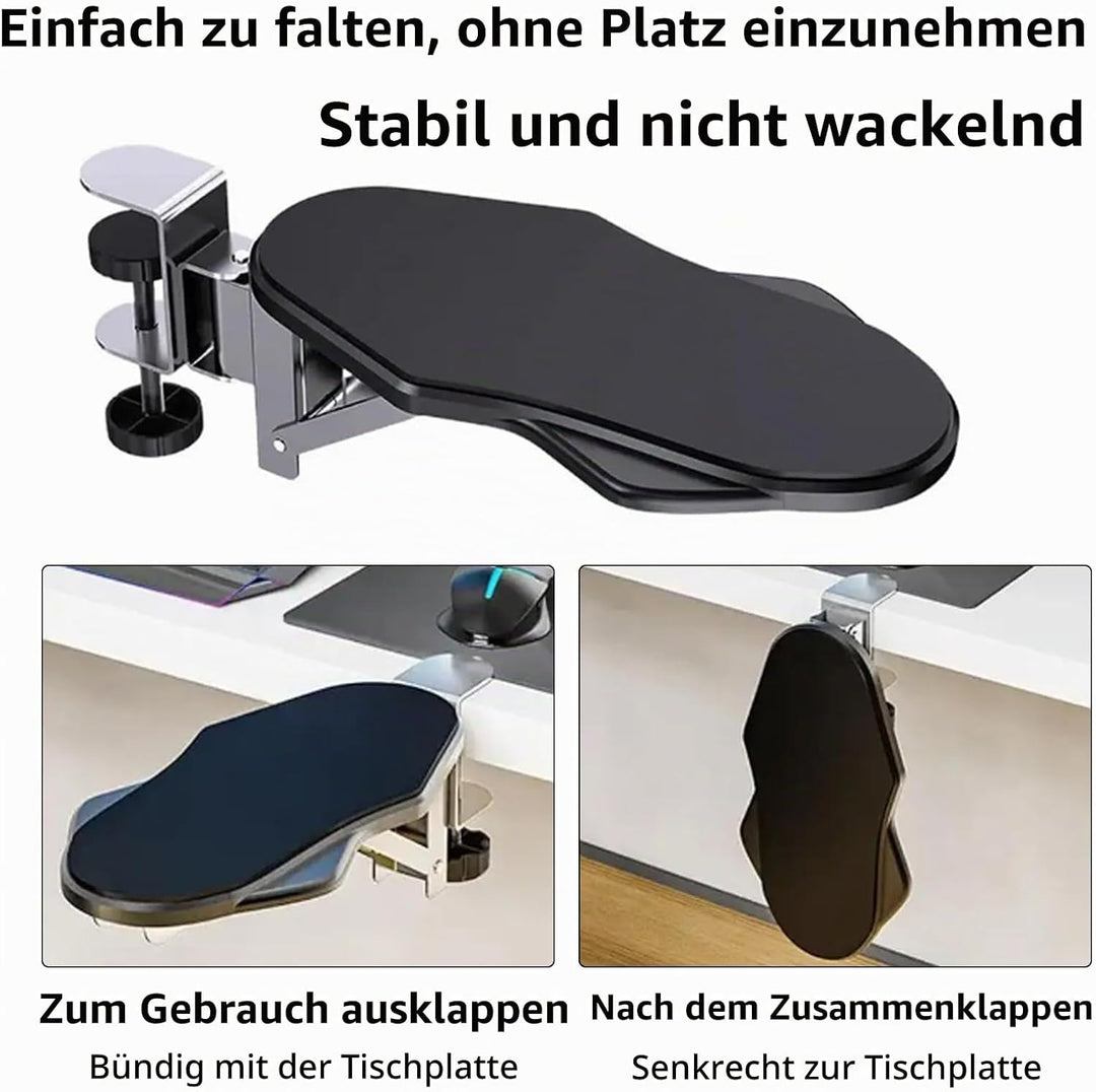2 Stück Ergonomics Schreibtisch Erweiterung, Schreibtisch Armauflage Faltbare handgelenkauflage Ellb