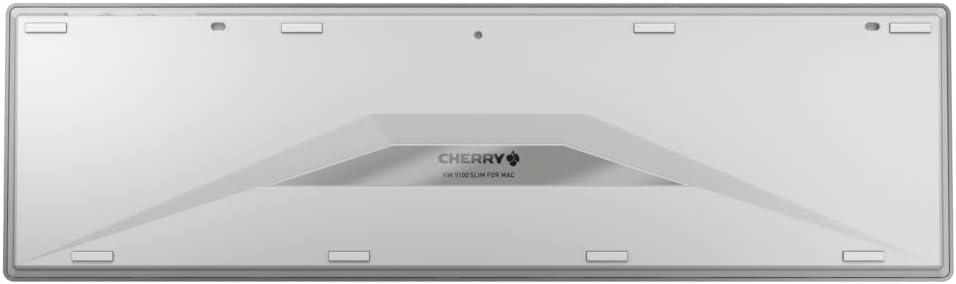 CHERRY KW 9100 Slim for MAC, kabellose Tastatur, Mac-Layout, Britisches Layout (QWERTY), wahlweise B