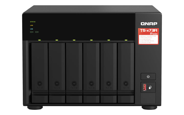 Qnap NAS + Switch Bundle QNAP TS-673A + QSW-1105-5T | Upgrade to 2,5GbE Networking, 6-Bay 3,5"/2,5"-
