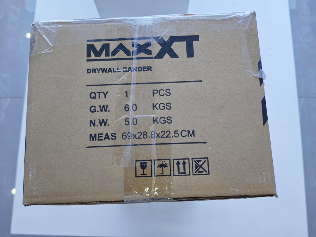 MAXXT Brushless Trockenbauschleifer - 4mm Exzentrik, Dual-Kanal Deckenhaftung, 4000-8500 U/min,Einze