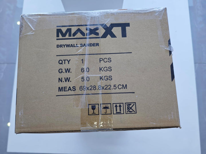 MAXXT Brushless Trockenbauschleifer - 4mm Exzentrik, Dual-Kanal Deckenhaftung, 4000-8500 U/min,Einze