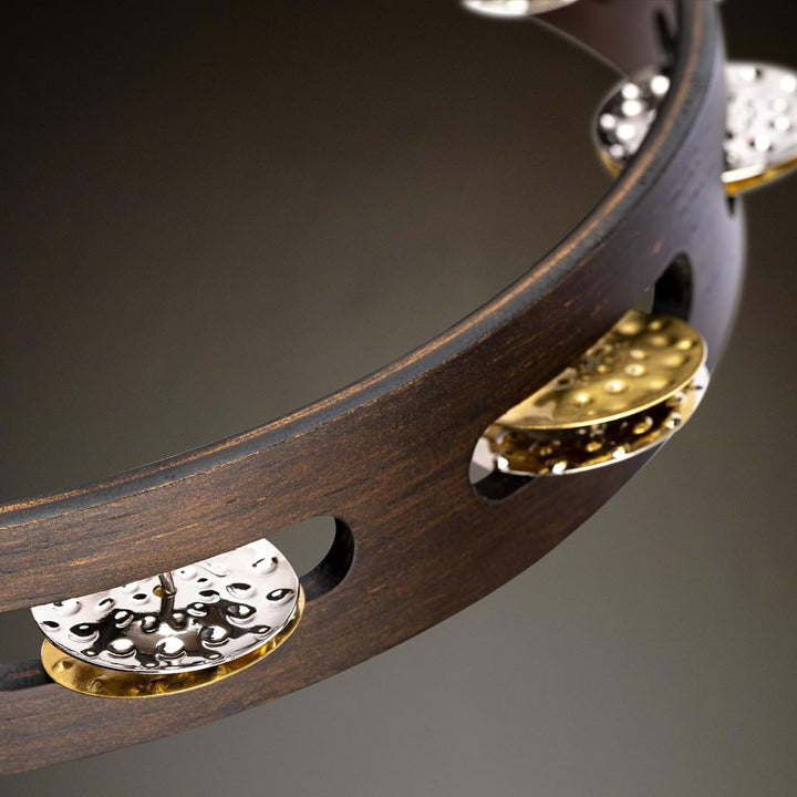 MEINL Percussion Vintage Tambourine - 10" walnut brown (TA1VM-WB)
