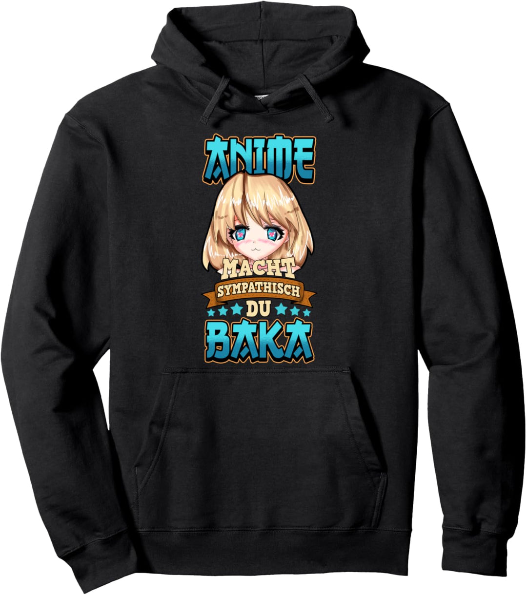 Anime macht sympathisch du Baka Otaku Manga Kawaii Girl Pullover Hoodie