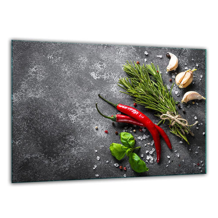 TMK ArtDeko – Schneidebrett Glas – Glasschneidebrett für die Küche 30x22 cm – Robust, Hygienisch & R