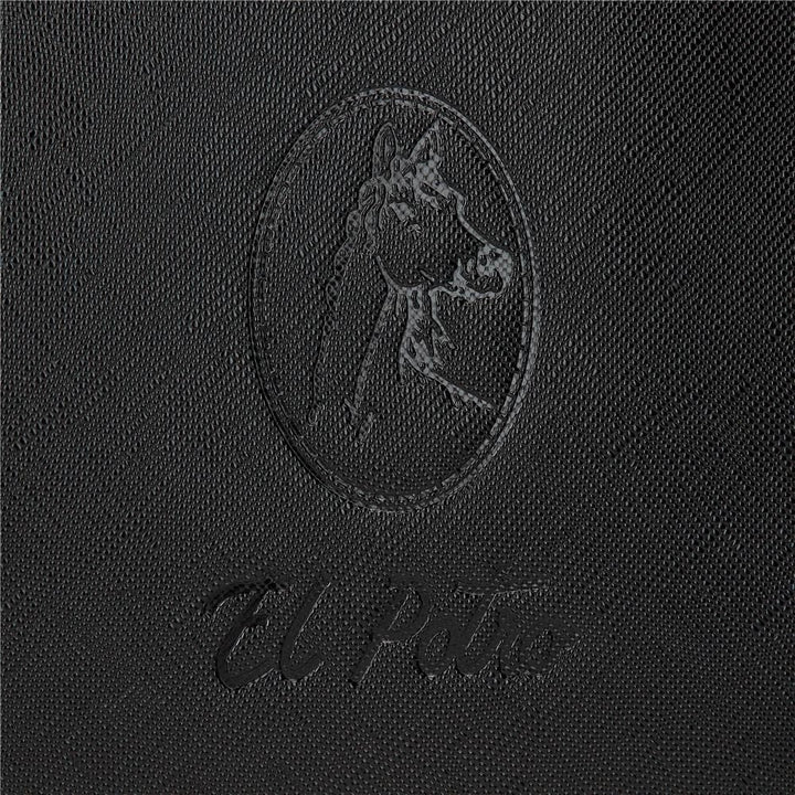 El Potra Wolle, lässig, schwarz, 22 x 25 x 10 cm, Polyester und PU, Schwarz, Lässiger Rucksack PC-Ak