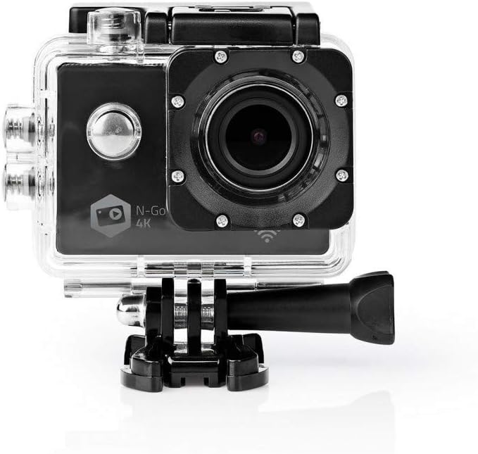 Action Cam - 4K@30fps - 16 MPixel - Wasserdicht bis: 30.0 m - 90 min - Wi-Fi - App erhältlich für: A