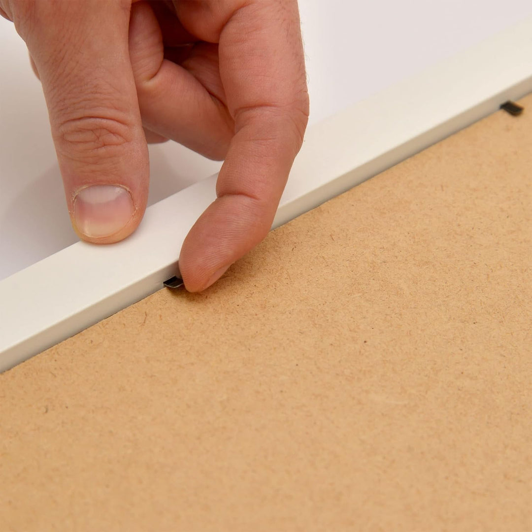 Stallmann Design Bilderrahmen 45x90 cm grau Holz mit Acrylglas Rahmen-Breite 40mm Posterrahmen Wechs