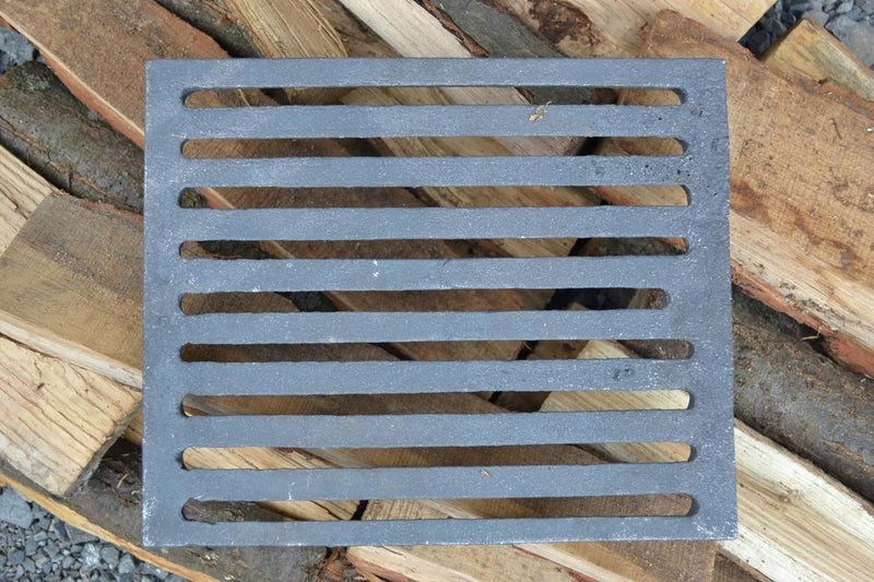 SEZAM 28 x 23 cm Gussrost Ofenrost Ascherost Gussrost verschiedene Durchmesser, Kaminrost passend Ka