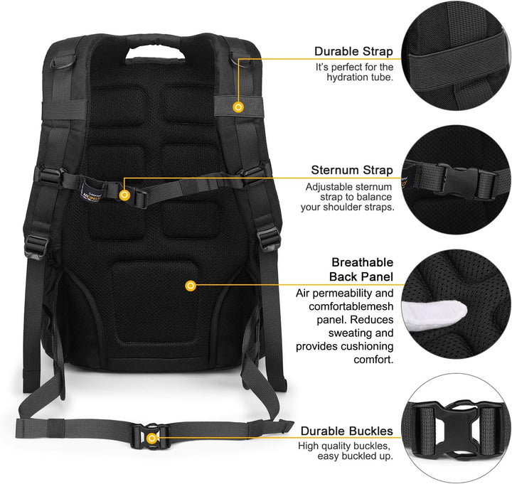 Mardingtop 28L/40L Militär Rucksack Wanderrucksäcke Trekkingrucksack Tactical Molle Rucksack für Cam