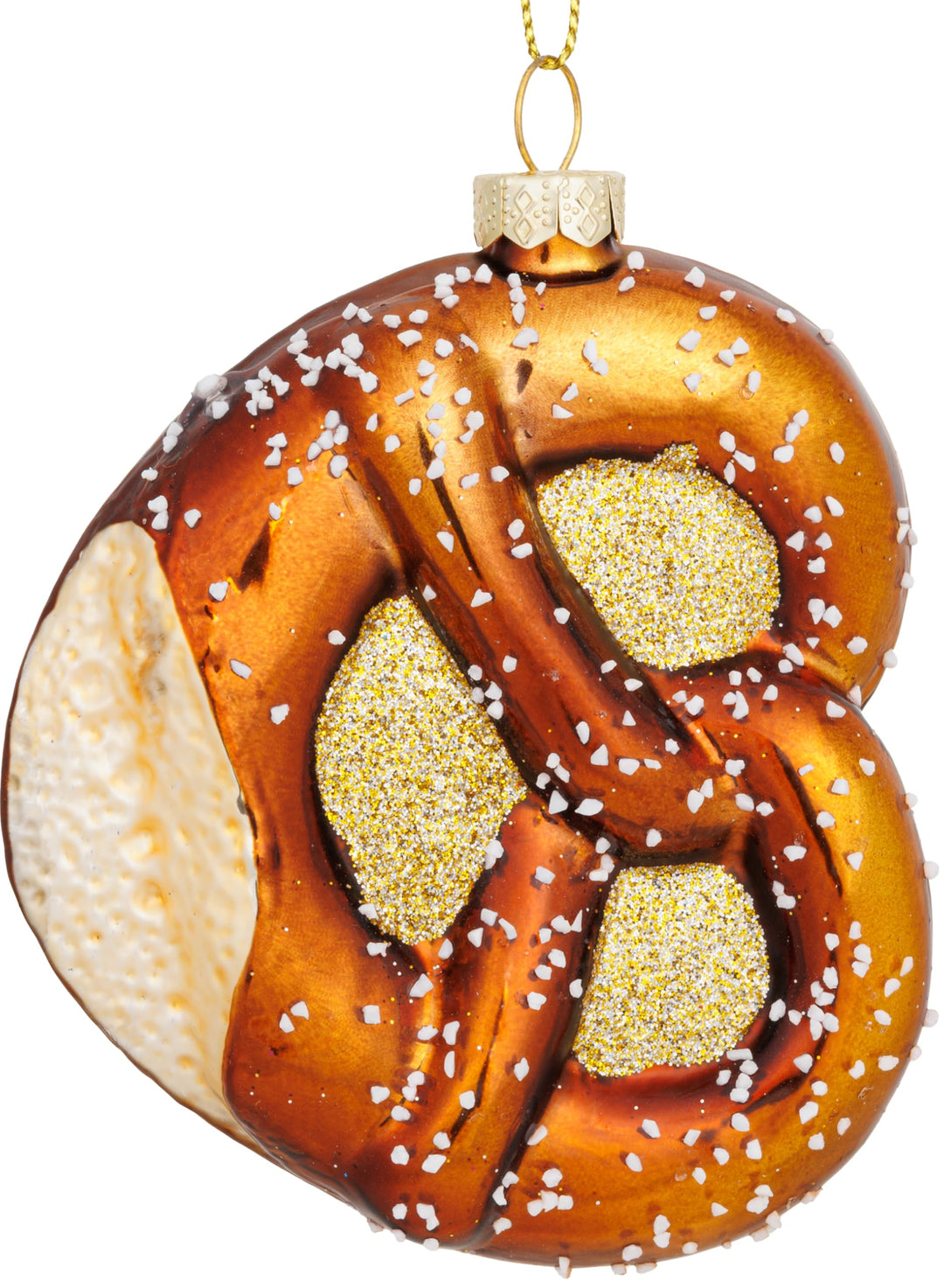 SIKORA Laugen Brezel besondere Weihnachtskugel Glas Christbaumschmuck Deko Figur Weihnachten Anhänge