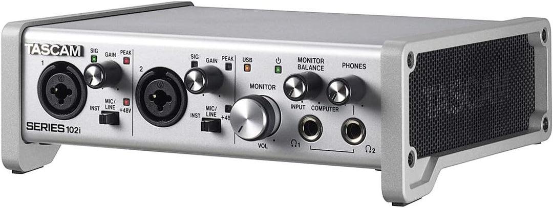 Tascam Series 102i - USB-Audio-/MIDI-Interface mit DSP-Mixer (10 Eingänge, 4 Ausgänge)