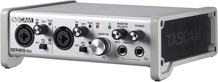 Tascam Series 102i - USB-Audio-/MIDI-Interface mit DSP-Mixer (10 Eingänge, 4 Ausgänge)
