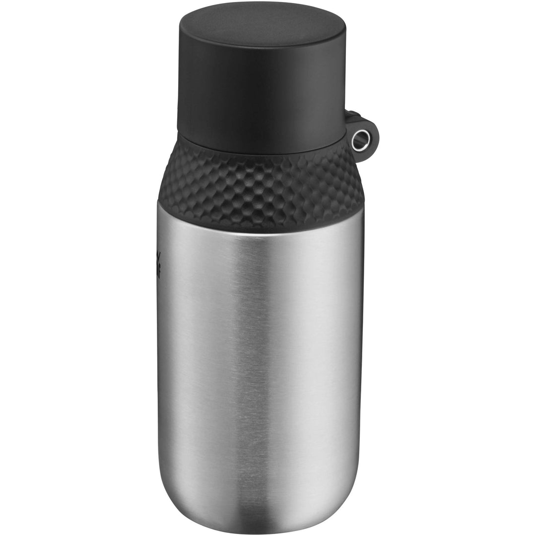 WMF Waterkant Iso2Go Trinkflasche Edelstahl 350ml, Thermosflasche, Isolierflasche, Kohlensäure geeig