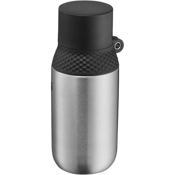 WMF Waterkant Iso2Go Trinkflasche Edelstahl 350ml, Thermosflasche, Isolierflasche, Kohlensäure geeig