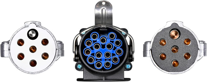 HELLA - Adapterkabel, Anhängersteckdose - 24V - Stecker: 157/7 - Länge: 4m - 8JA 005 952-041