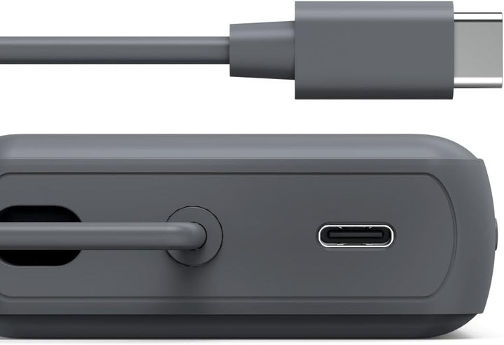Hama Power Pack 10000mAh, mit festem USB C Kabel (externer Akku mit 2X USB C, zum mobilen Laden von