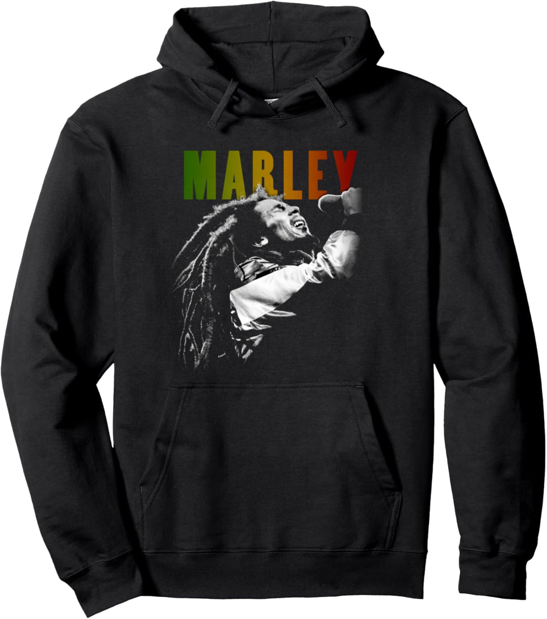 Bob Marley Rastaman Vibrationsgewaschen Pullover Hoodie