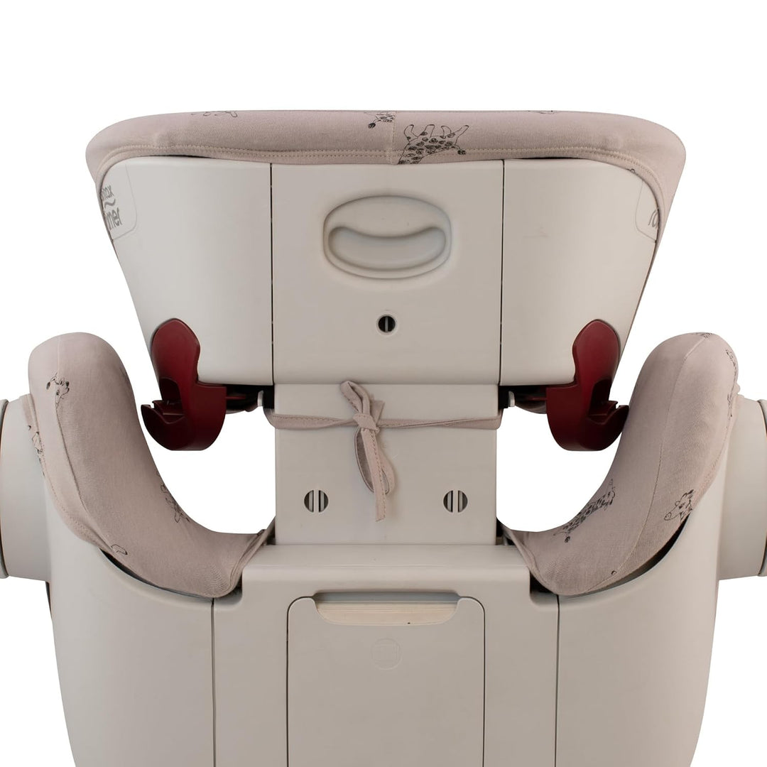 JYOKO Kids Bezug kompatibel mit Römer KIDFIX II XP SICT, kidfix 2 S, Kidfix Z - Line (Giraffe, MIT A