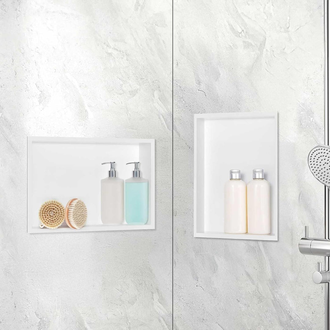 Wandnische Dusche,Wandnische Dusche Edelstahl,Wandnische Einzelregal Lagerung,Duschnische 30 * 45 *