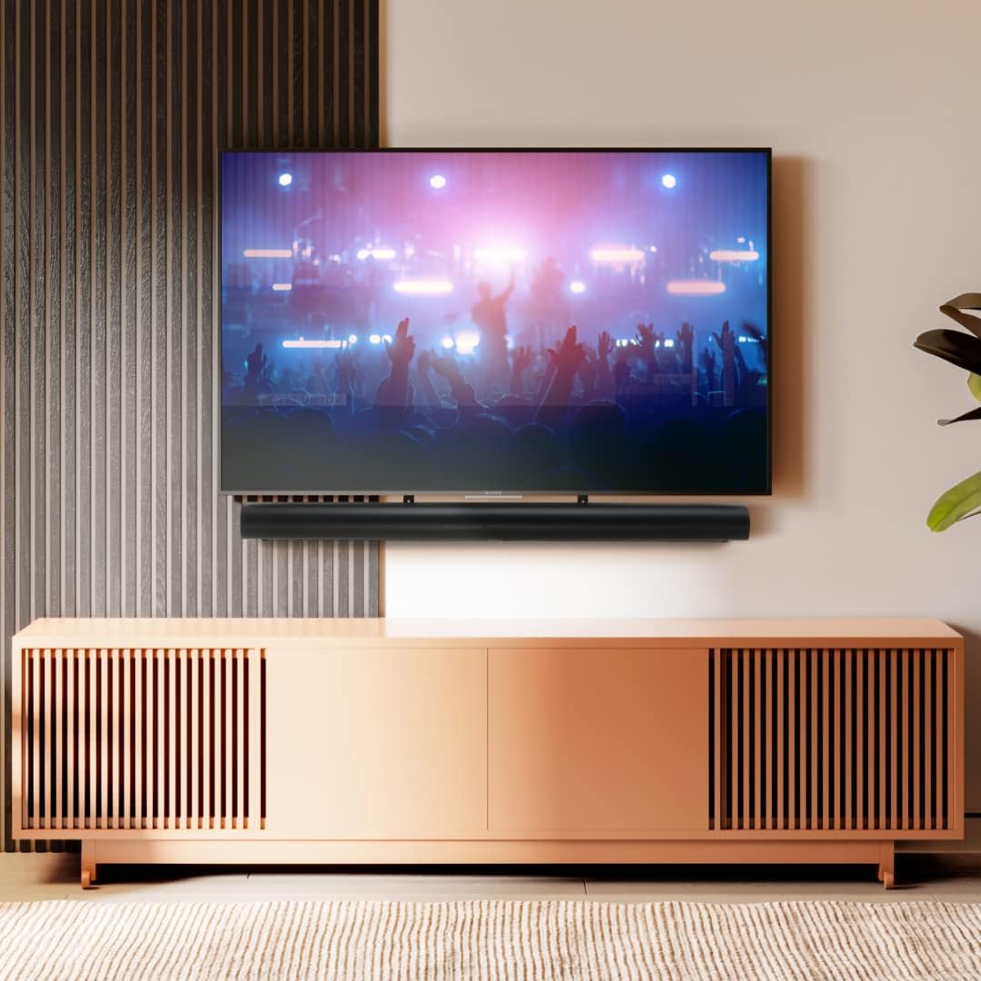 Flexson TV-Halterung für Sonos Arc - Schwarz TV-Halterung Schwarz, TV-Halterung Schwarz