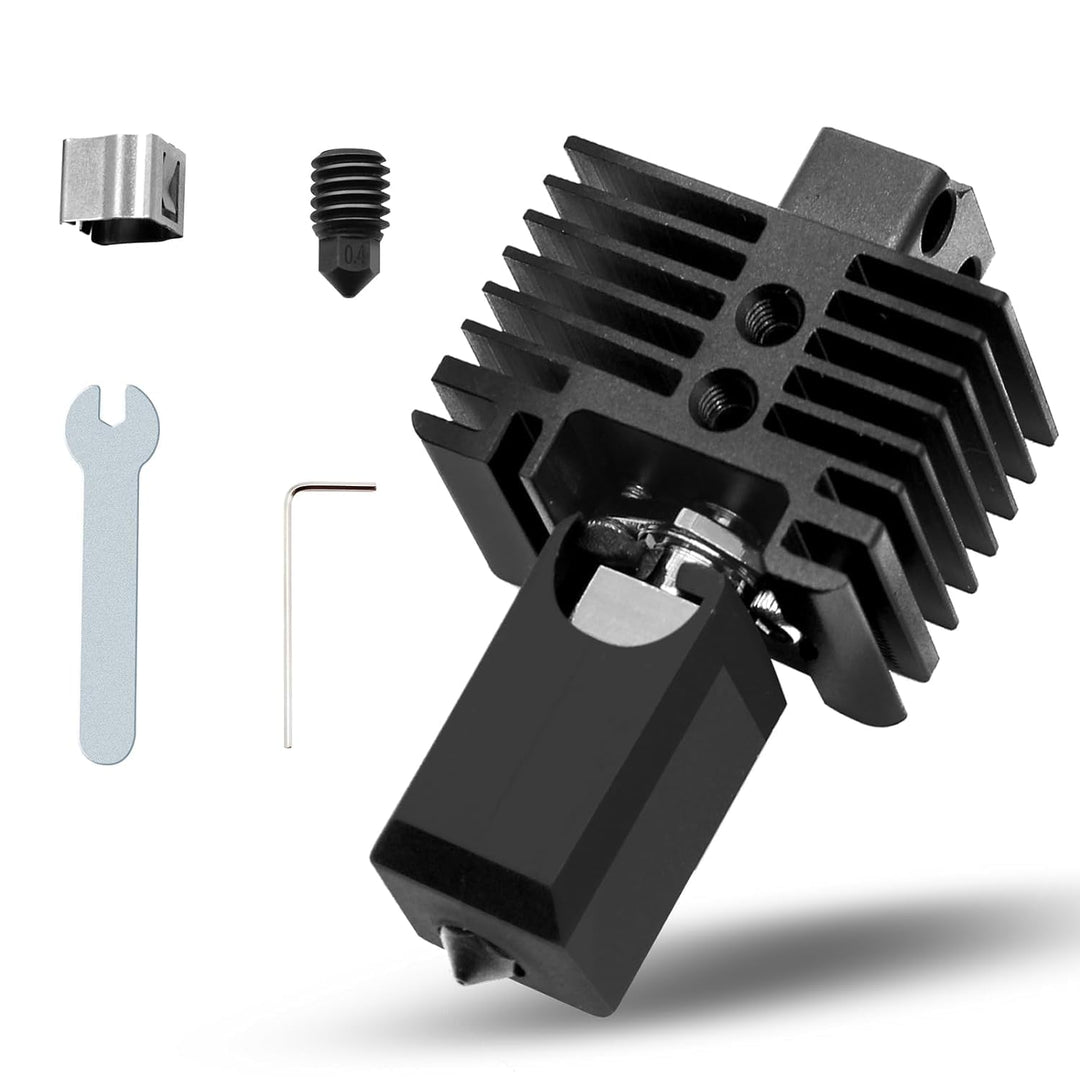 IMETRX Updated Bambu Lab X1/ P1P Hotend High Temp 500℃ with Extra Hardened Steel Nozzle 1PCS for Bam