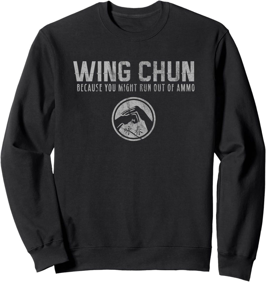 Kung Fu Kampfkunst Design Für Wing Chun Kampfsport Fans Sweatshirt