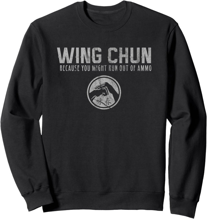 Kung Fu Kampfkunst Design Für Wing Chun Kampfsport Fans Sweatshirt