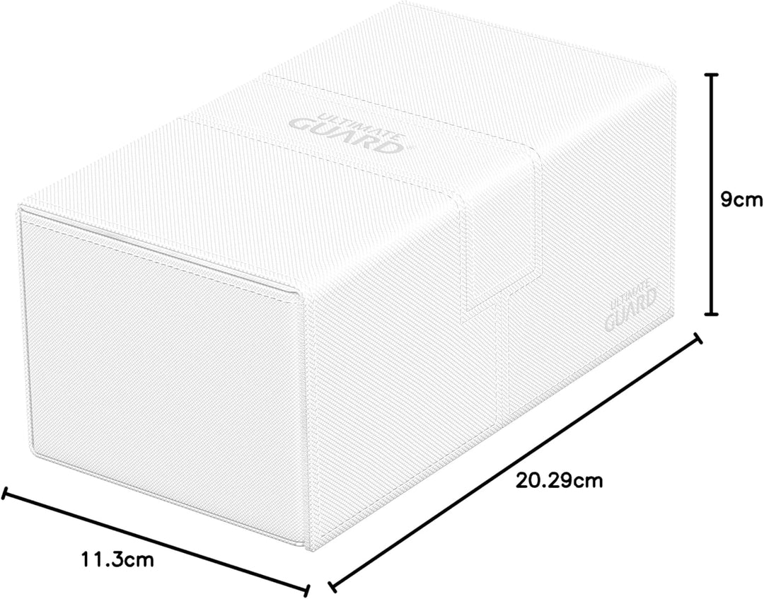 Ultimate Guard Twin Flip`n`Tray 200+ XenoSkin Monocolor Weiss, Weiß