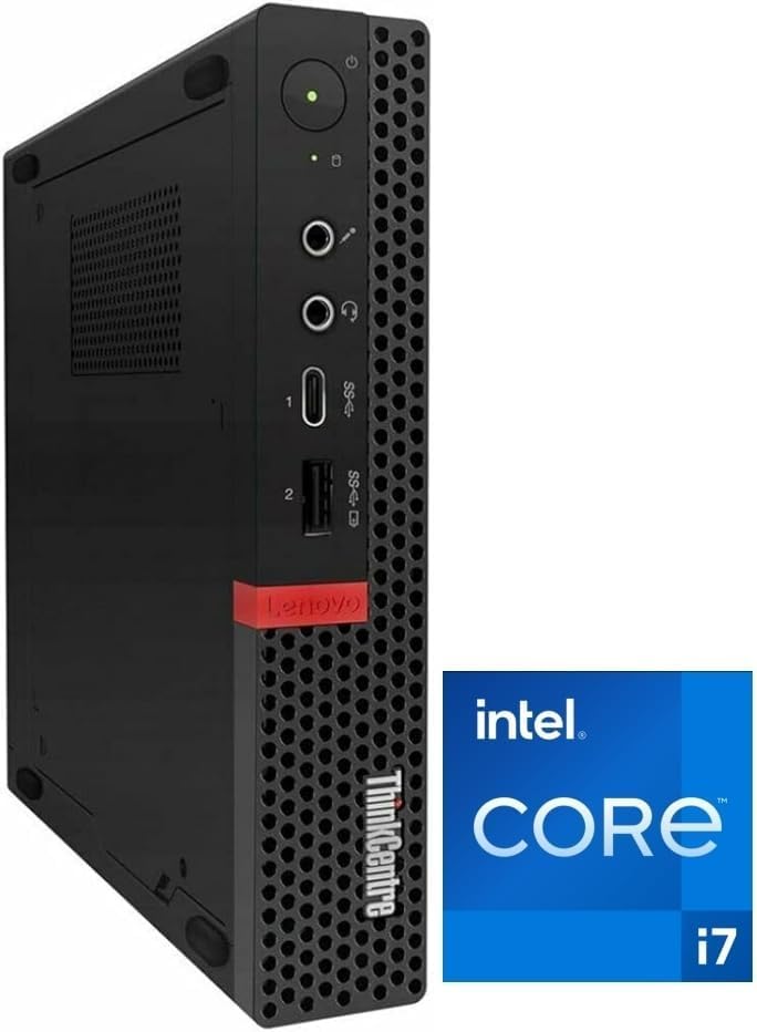 Lenovo ThinkCentre M920q Intel i7 7700 8-Thread 4.2 GHz Business Office Multimedia Computer mit 3 Ja