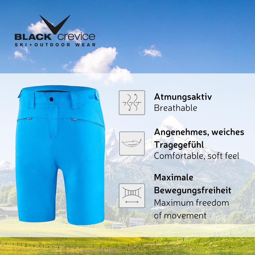 Black Crevice Herren MTB-Hose I Radfahrhose-Herren I Herren Radlerhose I wasserabweisend & schnelltr