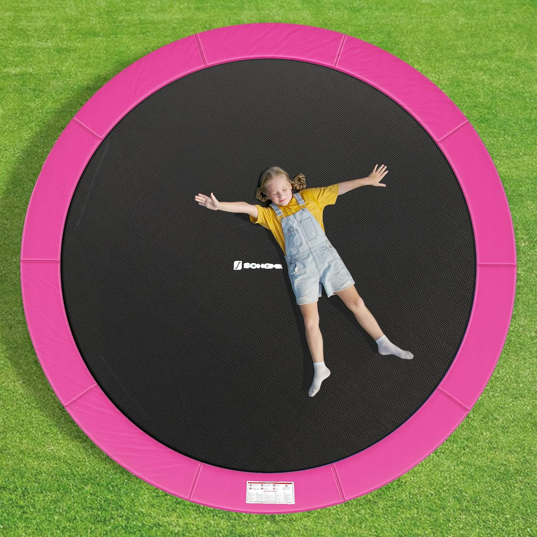 SONGMICS Trampolin Randabdeckung, Ø 183 244 305 366 427 cm, Federabdeckung, Randschutz, Sicherheitsm