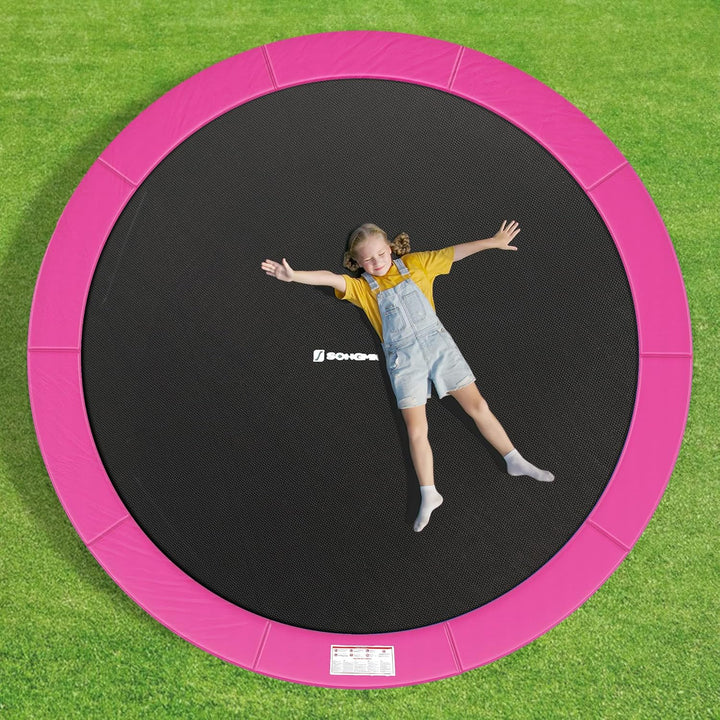 SONGMICS Trampolin Randabdeckung, Ø 183 244 305 366 427 cm, Federabdeckung, Randschutz, Sicherheitsm