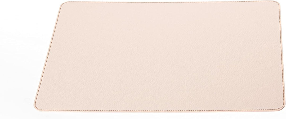 Nikalaz Platzsets und Untersetzer aus Recyceltem Leder, 2 Tischsets, Platzdeckchen 40x30 cm und Unte