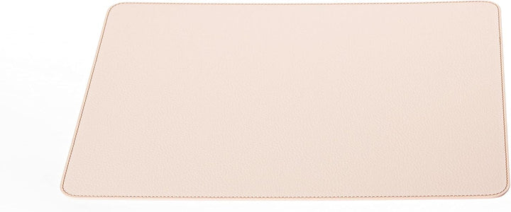 Nikalaz Platzsets und Untersetzer aus Recyceltem Leder, 2 Tischsets, Platzdeckchen 40x30 cm und Unte