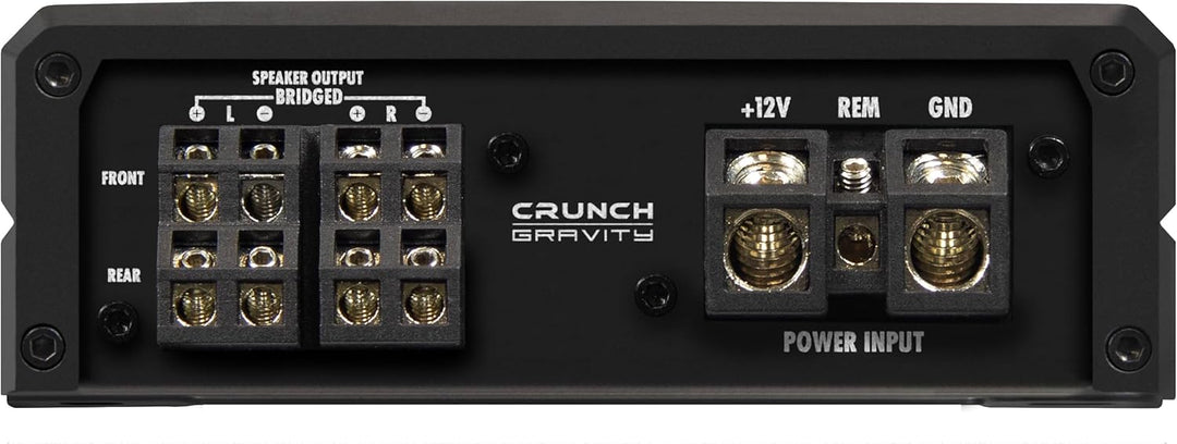 CRUNCH GTX1600.4D - Class D Digital 4-Kanal Verstärker mit 1600 W max | Gravity MINI AMPLIFIERS | CR