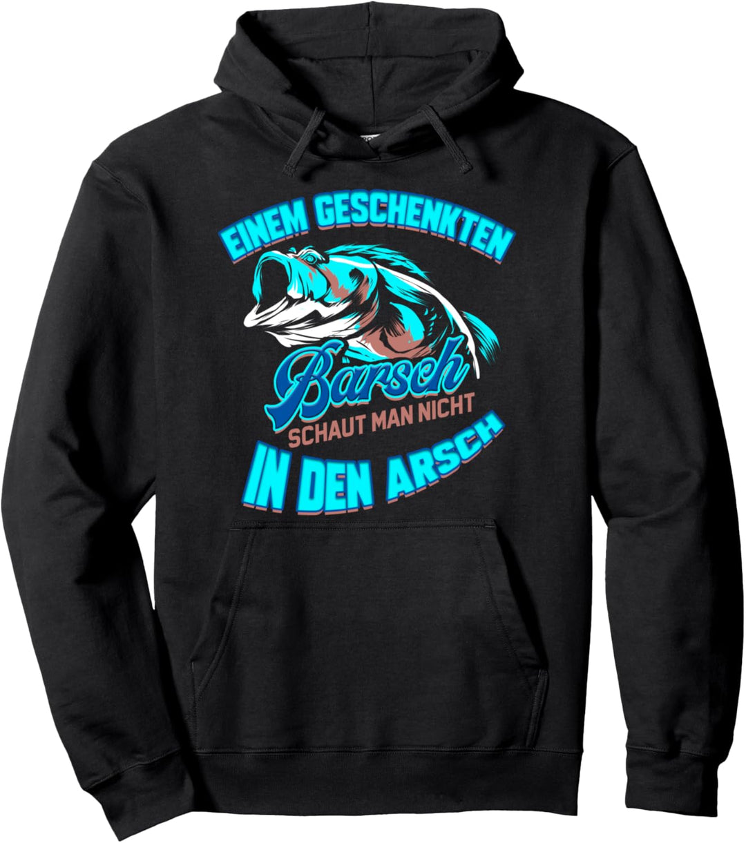 Lustiges Barsch Angler Geschenk für Fischer Angeln Pullover Hoodie