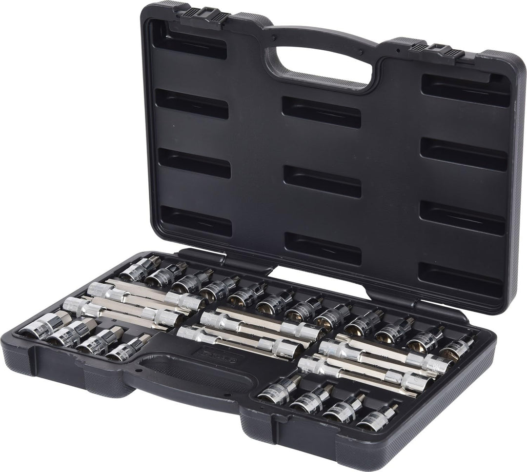 KS Tools 918.1752 1/2" CHROMEplus Bit-Stecknuss-Satz, 32-tlg.