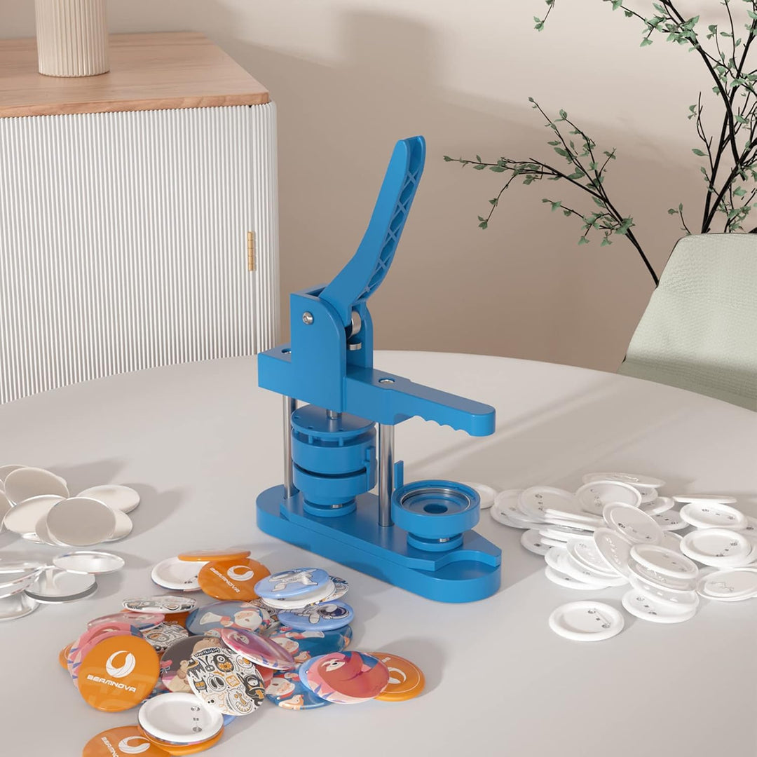 100 Stück 75mm Leere Schaltfläche Abzeichen Button Abzeichen Teile Set Runde Knopfteile Supplies But