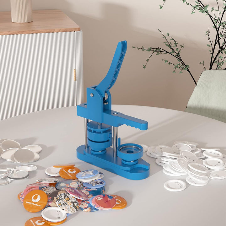 100 Stück 75mm Leere Schaltfläche Abzeichen Button Abzeichen Teile Set Runde Knopfteile Supplies But